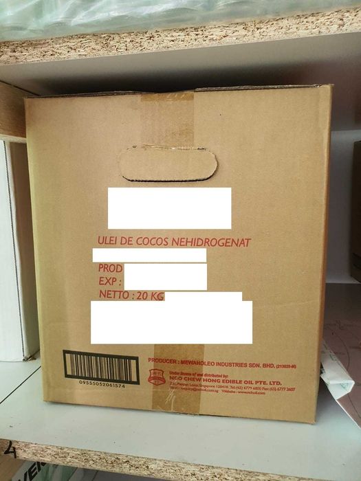 Ulei cocos rbd pentru cosmetice si ingetata