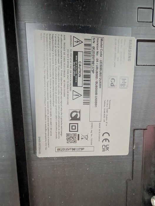 Dezmembrez Samsung 50BU8072 (UE50BU8072U) - Plăci Funcționale, Ecran Defect