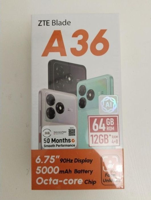Продается смартфон ZTE Blade A36