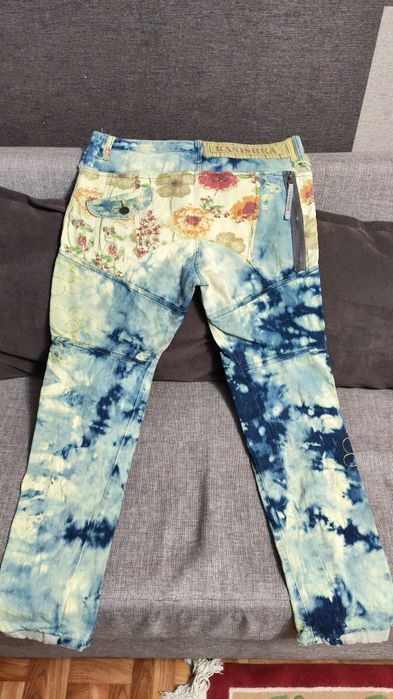 Хиповые джинсы от Канишки. Размер 48-50.