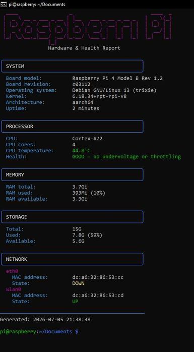Raspberry PI 4 - 4GB + camera