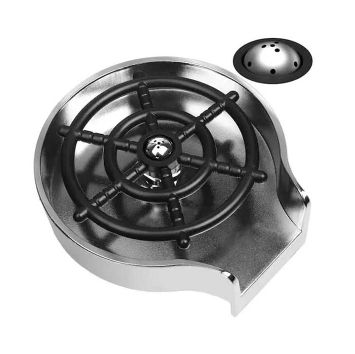 REDUS Baterie inox bucatarie negru capat flexibil