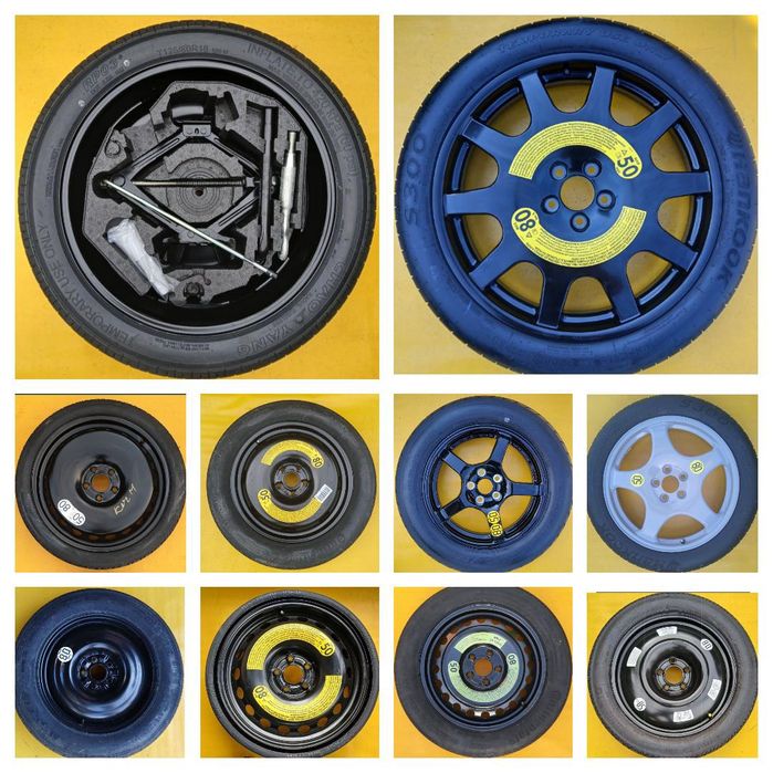 Roată rezervă slim 5x114,3 Hyundai Kia Mazda Nissan Renault Toyota