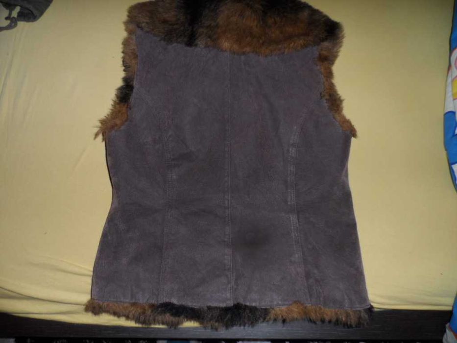 дамски елек естествена кожа