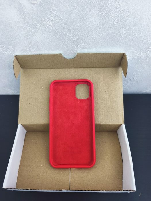 Нов силиконов кейс за iPhone 11 / Silicone Case – Червен