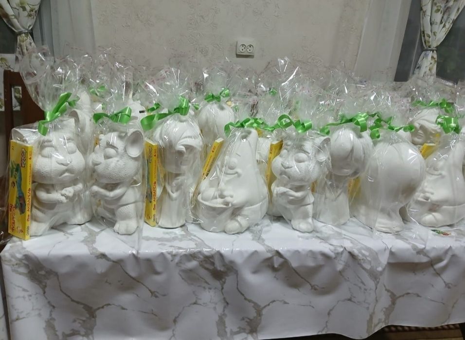 Гипсовые копилки для раскраски для мероприятий