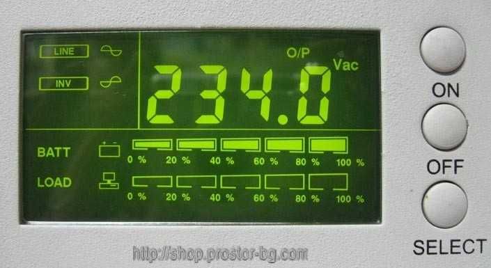 UPS online 1000Va/800W/гаранция/цената е с вкл. ДДС