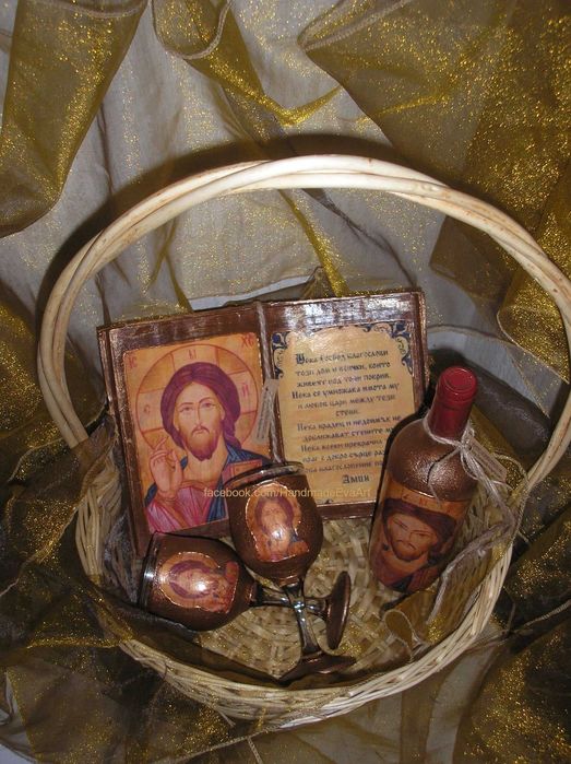 Коледен подарък (25.12.)- Книга с икона на Рождество+личен Ваш поздрав