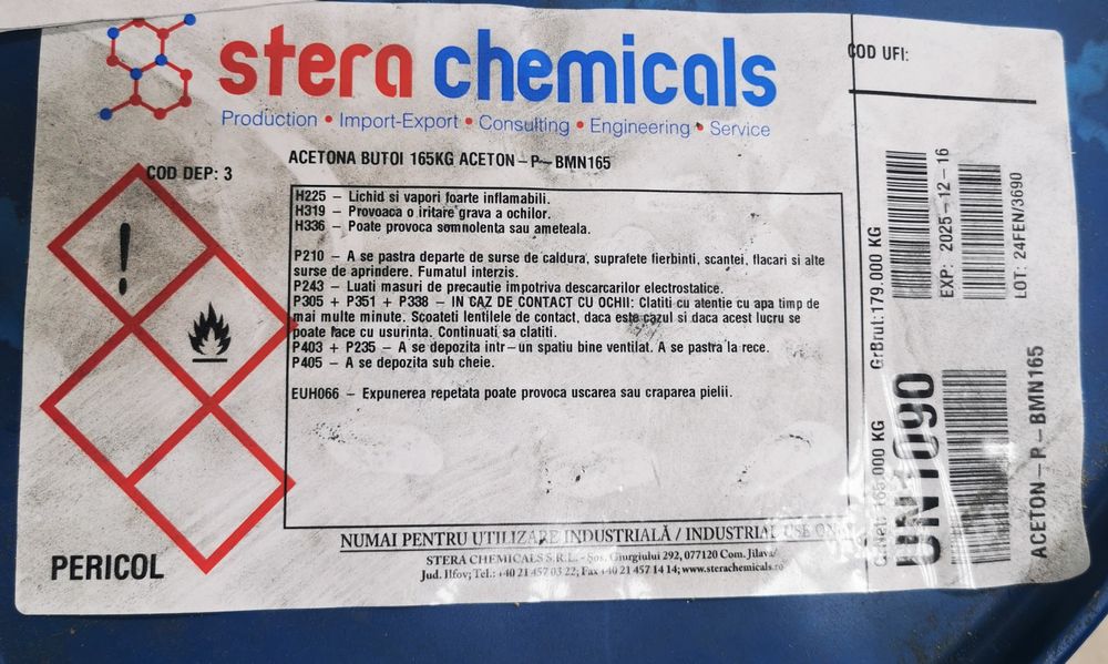 Mănuși de unică folosință nitrile  100 buc. ACETONA, adeziv bicomponent