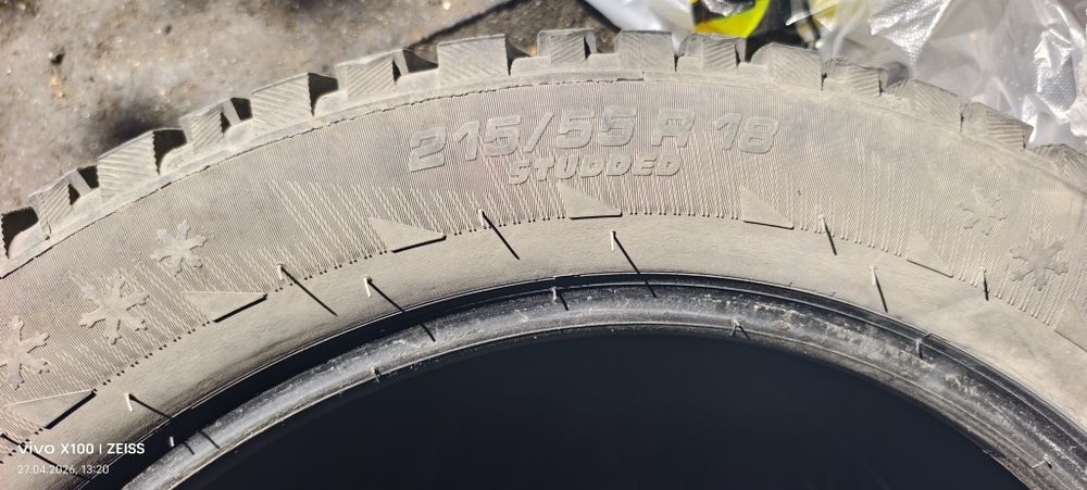 Продам зимние резину на 18