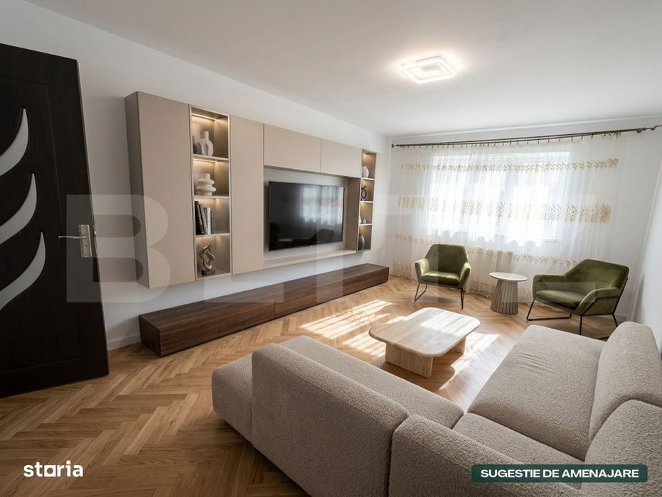 Apartament 3 camere, 70 mp, etaj 1, zona Micro 11 — fotografia 1