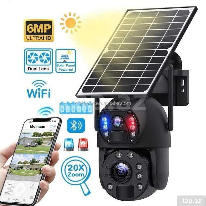 quyosh kamera sim kartada ishlidi solar 4g camera 36X Zoom 4G PTZ 6 Мп