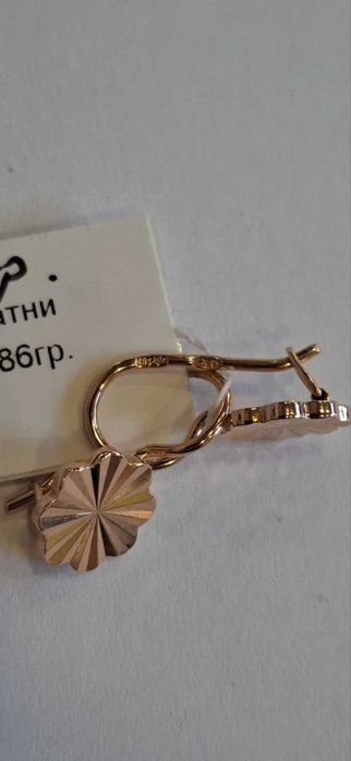 Руско злато Обеци 2.86гр 05452-26