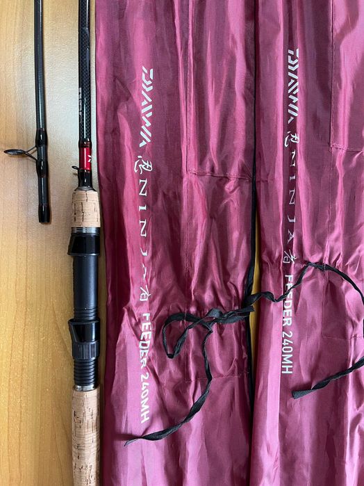 2 lansete DAIWA Ninja X Stalker Feeder 2.40 m