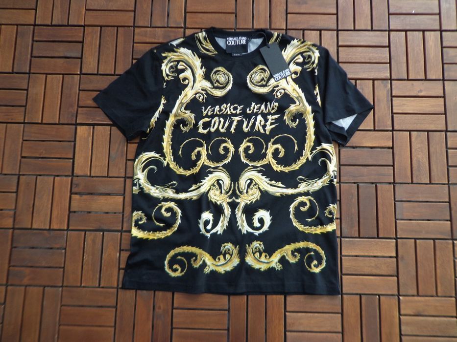 Мъжка тениска Versace Jeans Couture Black T-shirt with logo
