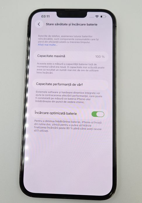 Amanet F28: TELEFON Iphone 13 Pro Max 128GB 100% (N)