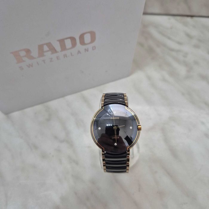 Set ceasuri Rado Centrix Dama si Barbat Negru Zeus Amanet Rahova 31399