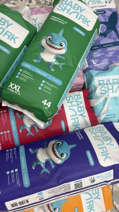 Подгузники Baby Shark