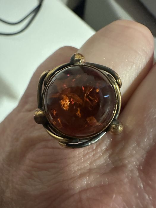 Inel vintage din argint 925