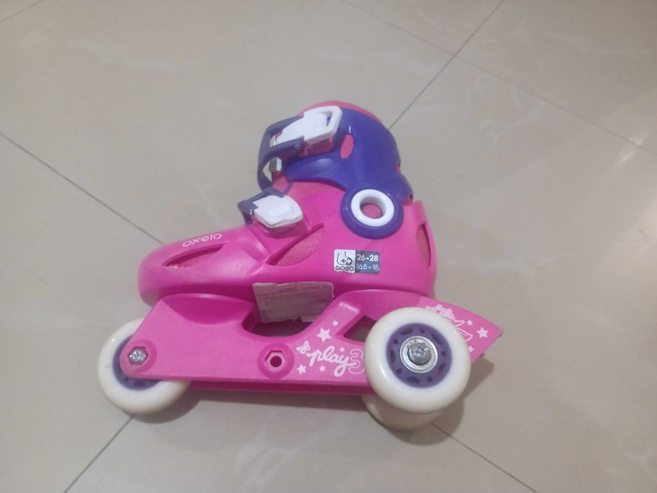 Ролкови кънки със сет за ръцете и колената