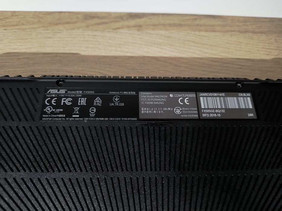 Геймърски лаптоп ASUS TUF Gaming FX505GE