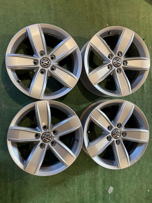 Jante Aliaj 16 Noi 5x112 Original Vw Passat B8 Golf T-Roc Touran Sharan Skoda Octavia Superb Seat Leon Audi a3