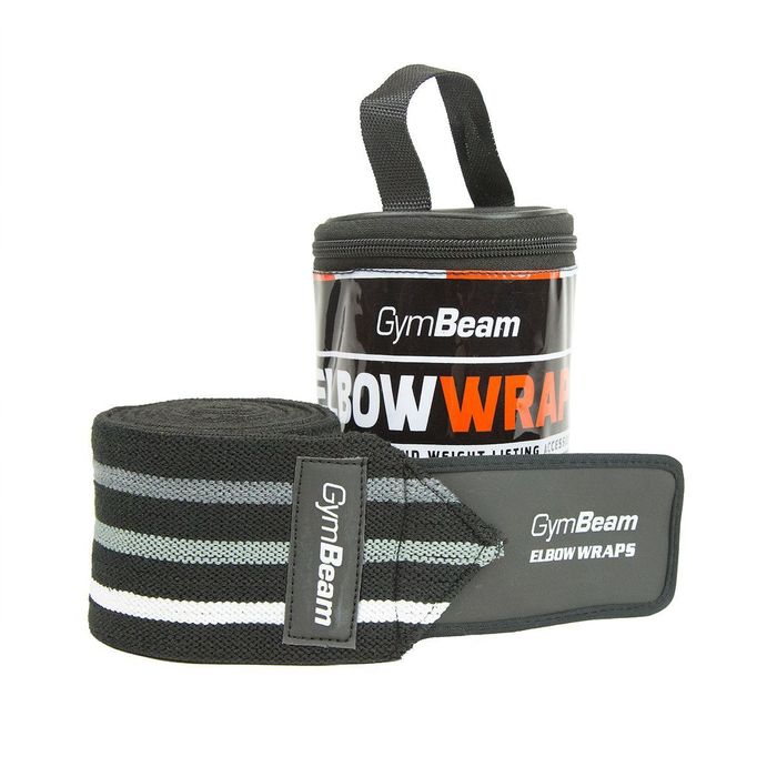 GymBeam бинтове за лакти, налакътник, elbow wraps