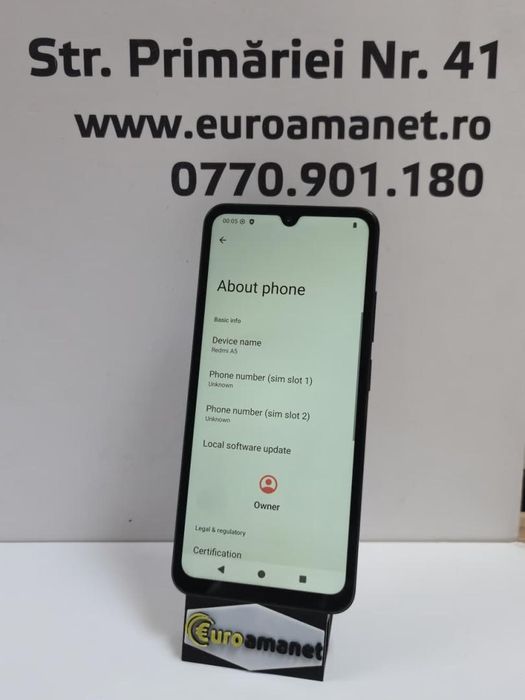Telefon mobil Xiaomi Redmi A5, 4GB RAM, 128GB -P-