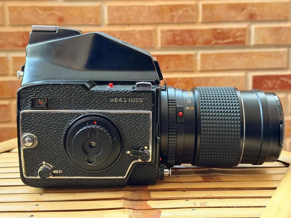 Mamiya 645 Medium Format Film Camera + 150mm f/4 Sekor C