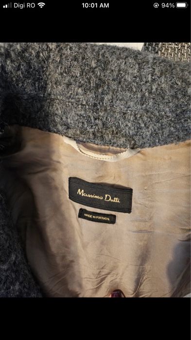 Pardesiu Massimo Dutti M L