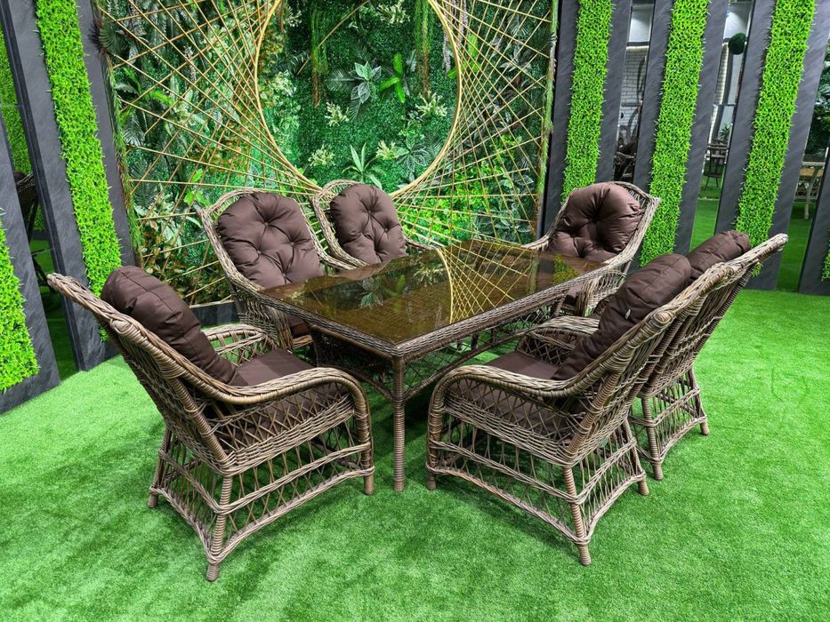 Toqima stol stul dachnik дача стол стул ротанг мебель токима стол стул