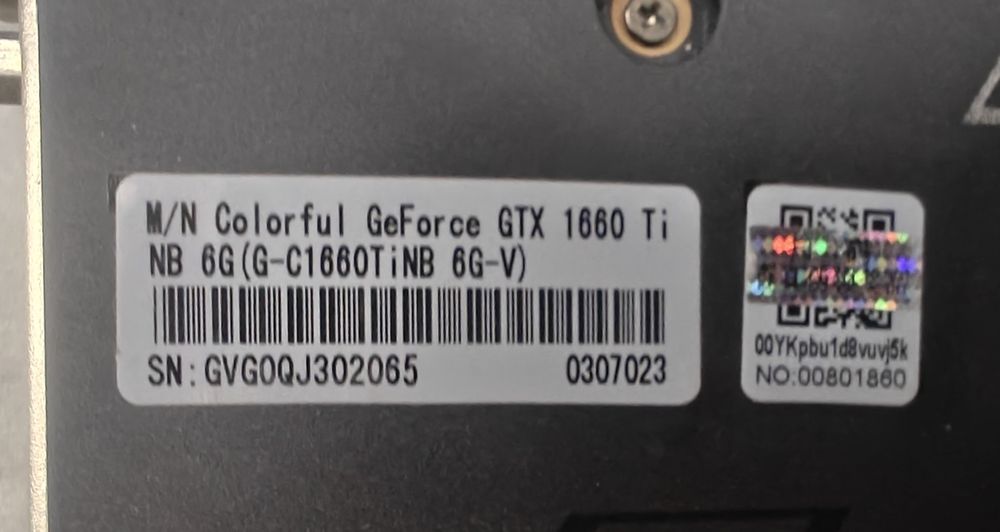 GTX1660 , GTX1660ti Видеокарты