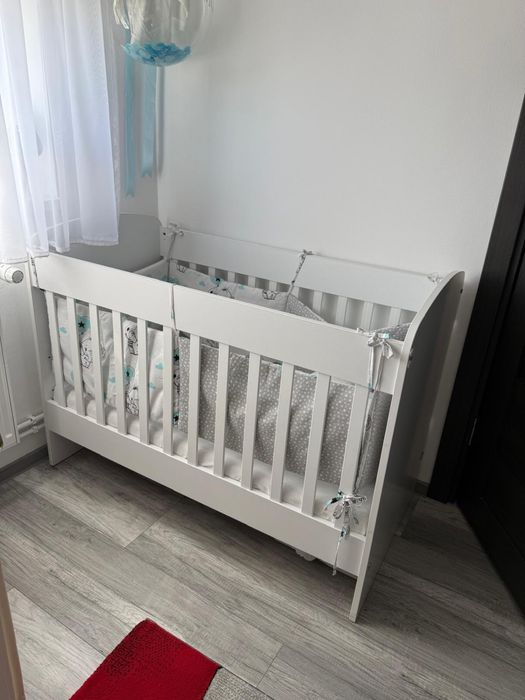Pătuț bebe cu saltea de cocos