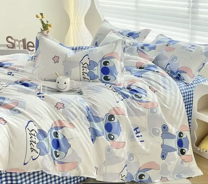 Спално бельо от 4 части Stitch Disney
