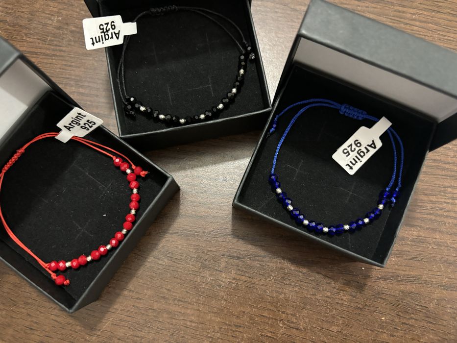 Bratara cu bilute din argint 925