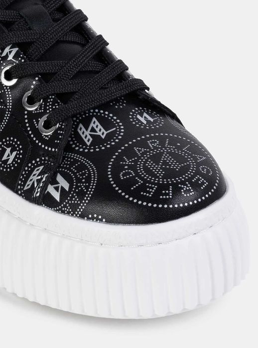 %ПРОМО% KARL LAGERFELD № 39 – Дамски кожени кецове "BLACK & WH