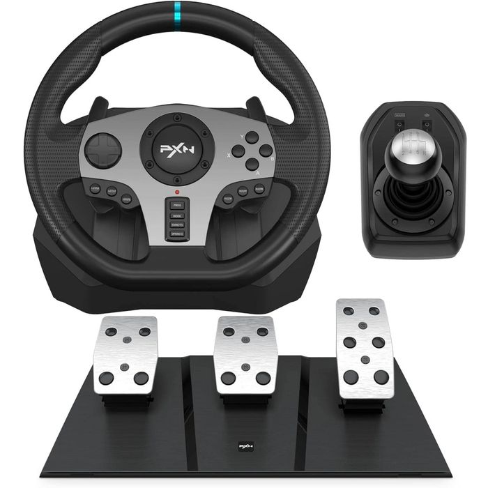 Volan gaming PXN V9 cu schimbător
