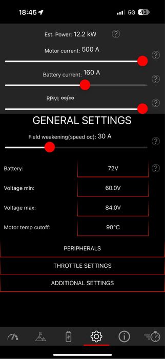 Surron light bee x 72v torp