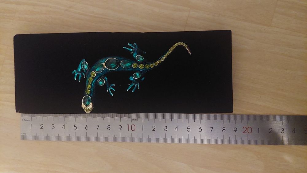 Брошь - кулон саломандра