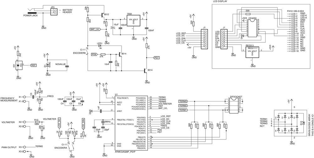 mufa telefon tableta Tester ESR LCR tranzistori,condensatori,rezistente, bobine, mosfet