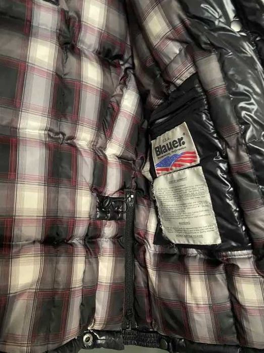 Jacheta geaca 50 L de lux Blauer USA umplutura puf si pene negru