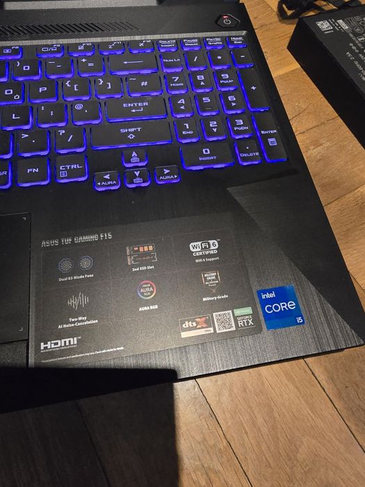 Геймърски лаптоп ASUS TUF Gaming F15 – i5-11400H, 16GB RAM, 3050 RTX,
