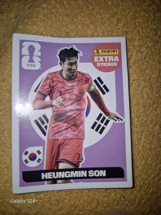 sticker panini 2026 heung ming son