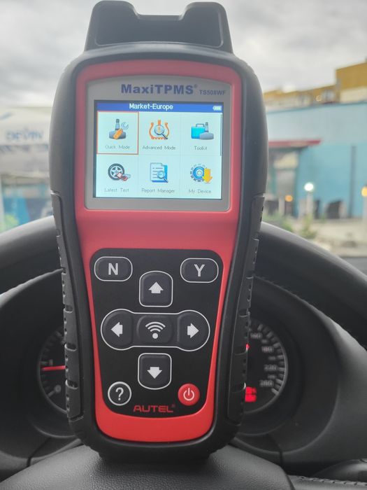 Обучение на TPMS  сензори за  налягането на гумите.