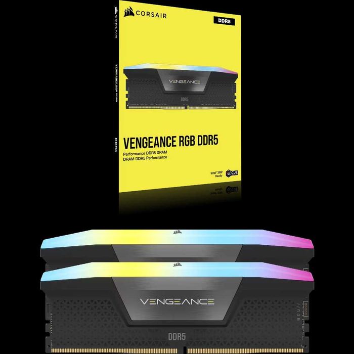 Corsair Vengeance RGB DDR5 RAM 64GB (2x32GB) 6400MHz CL32