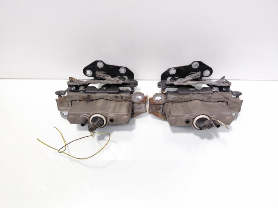 Set balamale capota fata cu capsa, cod A2129066301, A2129066201, Mercedes Clasa E (W212)