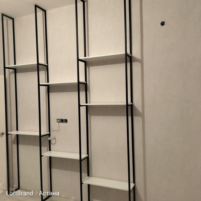 Изготовление стеллажей. Лофт мебель.