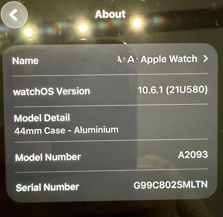 Apple watch Series 5 silver 44mm with milanese loop