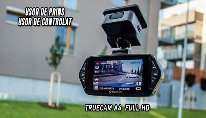 Camera Video Auto TrueCam A4, Full HD, Negru