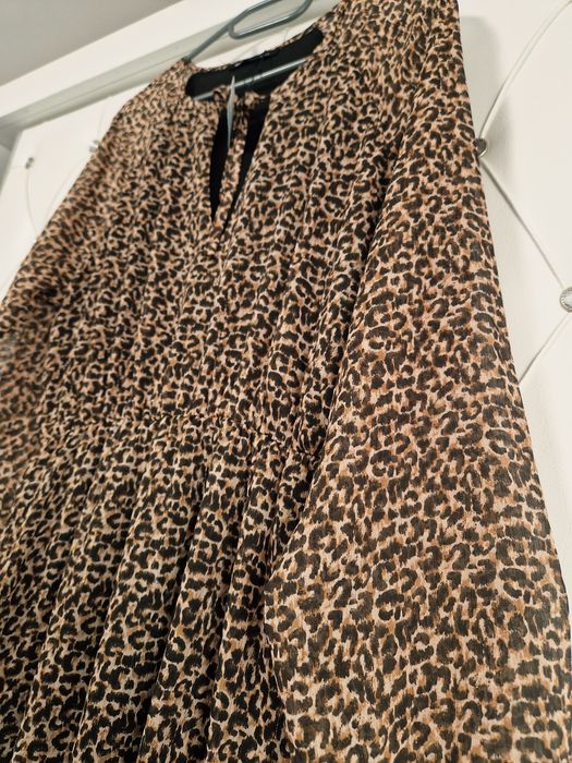 Rochie vaporoasa animal print